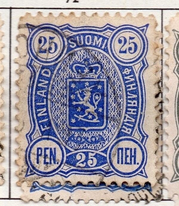 Finland Suomi 1889 Early Issue Fine Used 25p. 151677