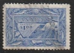 1951 Canada Fishing    Sc# 302   FVF Used