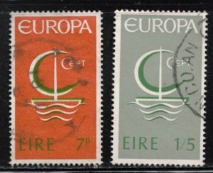 IRELAND Scott # 216-7 Used - 1966 Europa Issue b