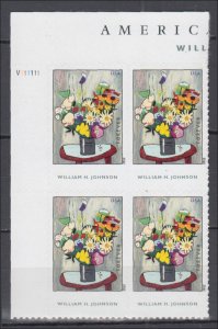 ​(J) USA Sc#4653 William H Johnson American Treasures Plate Block 4 Forever MNH