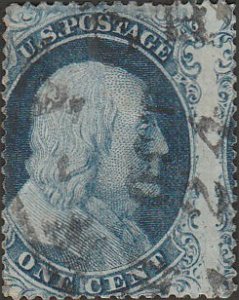 # 20 Blue Used Ben Franklin