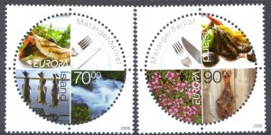 Iceland Sc# 1050-1051 MNH 2005 Europa