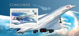 2015 TOGO MNH. CONCORDE  | Y&T Code: 965  |  Michel Code: 6613 / Bl.1140