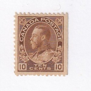 CANADA # 118 VF-MNH KGV 10cts ADMIRAL CAT VALUE $180 FROM KIMSS30 STAMPS