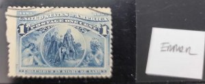 O) 1893 circa, UNITED STATES - USA, ERROR, COLUMBUS IN SIGHT OF LAND, COLUMBIAN