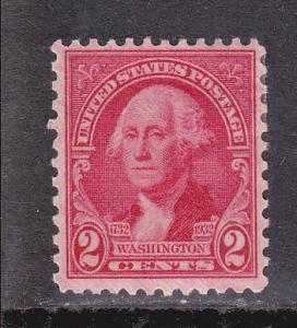 U.S. # 707, 2 cent Washington  Mint  Hinged