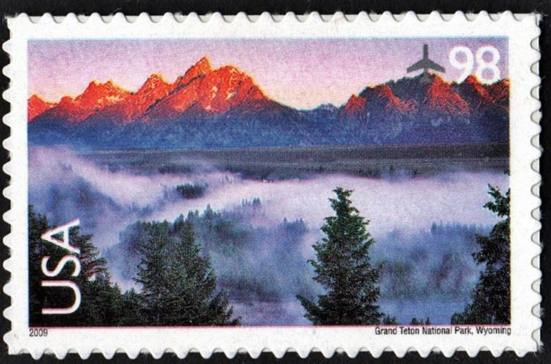 SC#C147 98¢ Grand Teton National Park, Wyoming (2009) SA