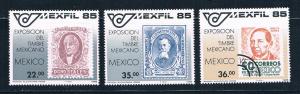 Mexico 1382-84 Set Mexfil 85 1985 (M0311)