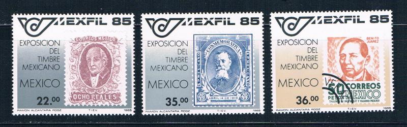 Mexico 1382-84 Set Mexfil 85 1985 (M0311)