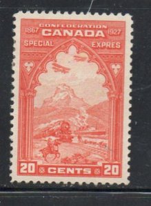 Canada Sc E3 1927 20c Special Delivery stamp mint