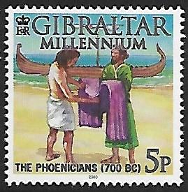 Gibraltar # 841d - Millenium - Phoenicians - MNH