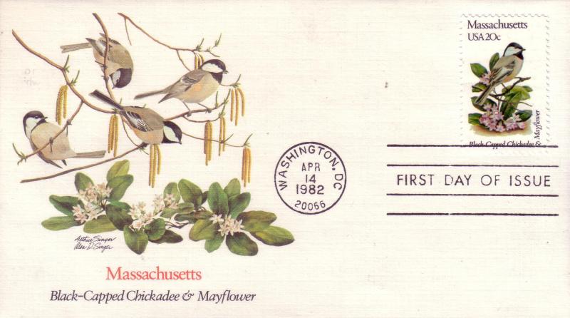 US Sc# 1953 / 2002 FDC's State Birds & Flowers Complete UXZ