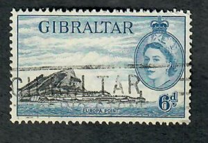 Gibraltar #140 used single
