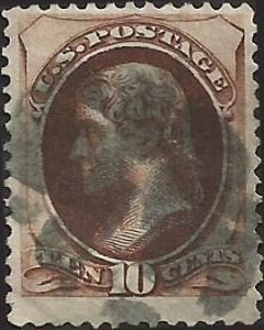 # 161 Brown Used Thomas Jefferson Cat $27.50