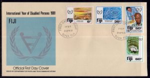 Fiji 438-441 Diabled Persons U/A FDC