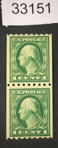 US STAMPS  #410 MINT OG NH VF PAIR  LOT #33151