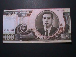 ​KOREA-1992 VERY OLD $100 LEADER KIM II SUNG- UN CIRCULATED-VERY FINE