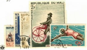Mali #81, 89, 99, 109-10 used