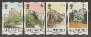 Alderney 1986 Forts SG.A28-A31 MNH