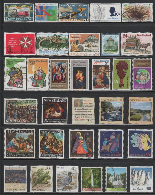 New Zealand~ Lot of 99 Different ~ Mixed Lot ~ cv 30.00+