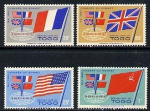 TOGO  - 1960 - Four-Power Summit - Perf 4v Set - Mint Never Hinged