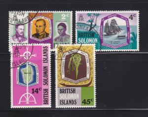 Solomon Islands 218-221 Set U Various