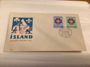 Iceland 1964 Scouts  first day cover Ref 60431