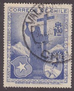 Chile 289 Christ of the Andes 1955