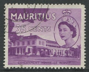 STAMP STATION PERTH Mauritius #259 QEII Definitive Issue FU 1953-1954