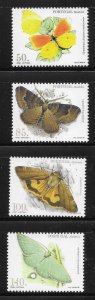 Portugal Madeira 1998 Moths & Butterflies Sc 197-200 MNH A2914