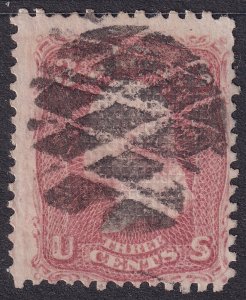 #83 Used, Fine+, Fancy cancel, nice, rare (CV $1100 - ID37956) - Joseph Luft