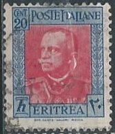 Eritrea 151 (used) Victor Emmanuel III, slate blue & car (1931)