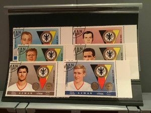 Ajman 1969 German Football stamps R22635