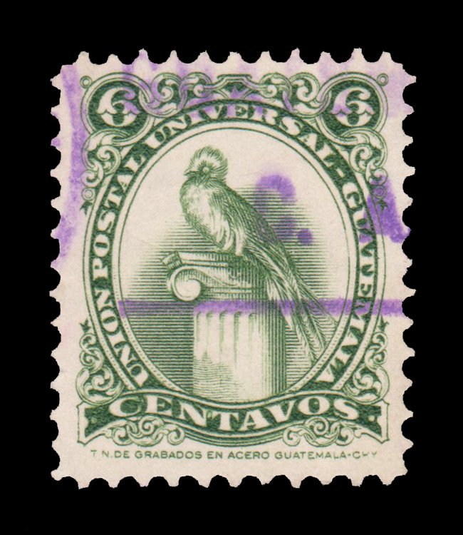 GUATEMALA STAMP 1957. SCOTT # 373. USED. # 2