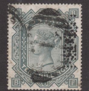 Great Britain #74 VF Used Perfin