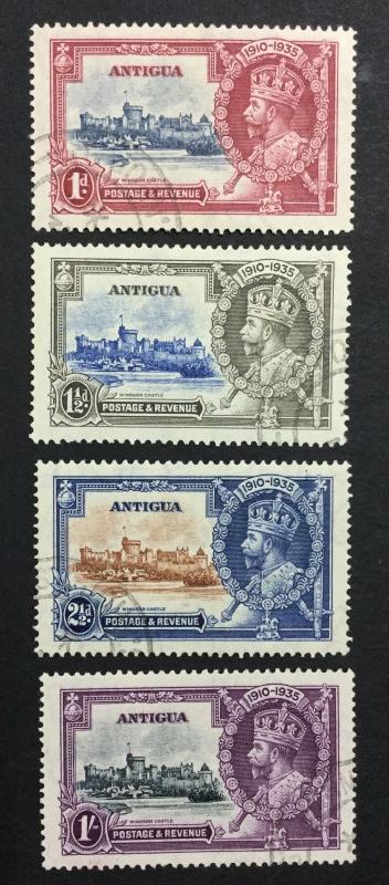 MOMEN: ANTIGUA SG #91-94 USED £25 LOT #1380