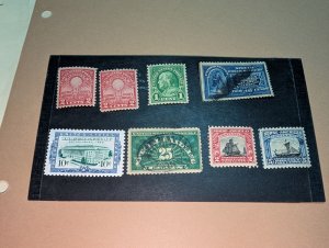 USA # 654, 655, 552, e5, r733, qe4, 620 and 621