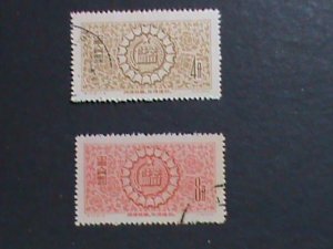 CHINA 1956 SC# 299-300 PROMOTION OF SAVINGS  CTO VF WE SHIP TO WORLDWIDE