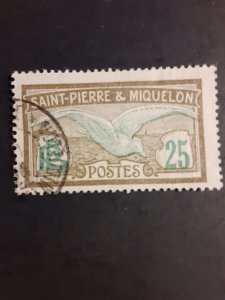 +St. Pierre & Miquelon #89           Used