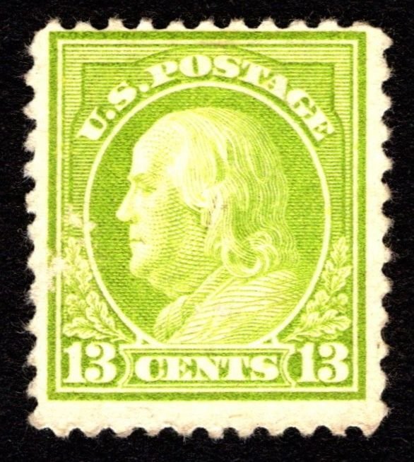 1919, US 13c, Franklin, MNG, small fault, Sc 513