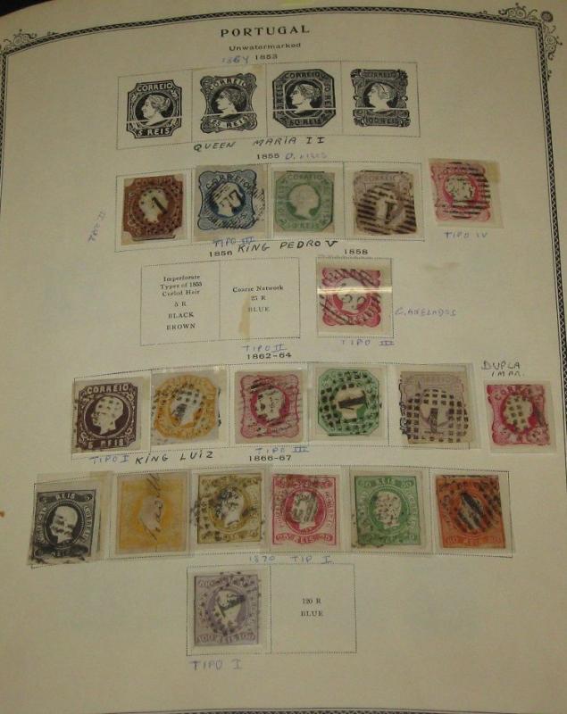 PORTUGAL & COLONIES - mint and used collection 1840-1960 Scott cat $13,000.00+