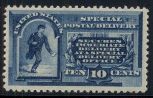 US #E1, 10¢ Special Delivery, og, LH, VF/XF, fresh, PSE certificate