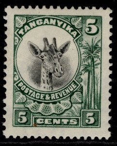 TANGANYIKA GV SG89, 5c green, M MINT. Cat £15.