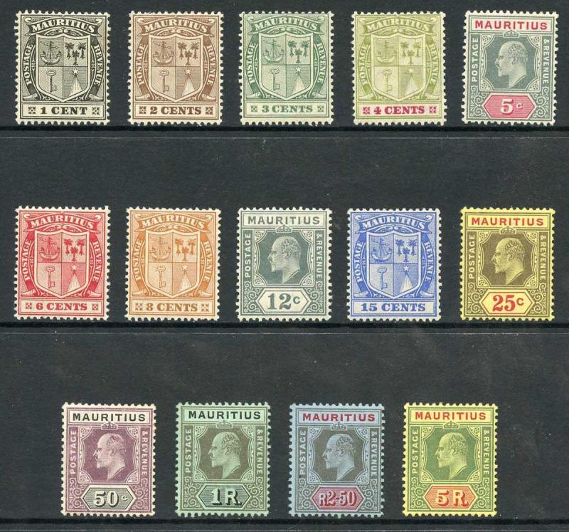 Mauritius SG181/94 KEVII set to 5r M/M