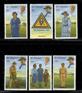 ST. VINCENT SC# 1280-85 FVF/MNH