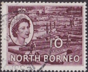 North Borneo #267 Used