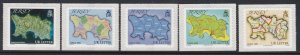 1419a-e Maps MNH