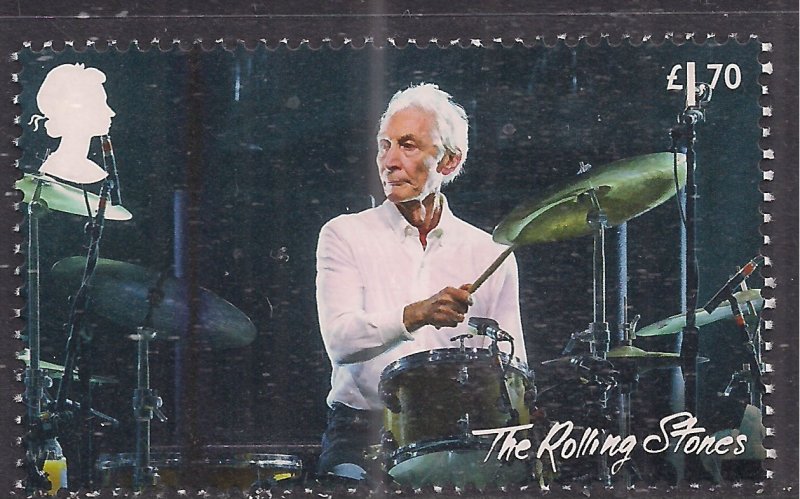 GB 2022 QE2 £1.70 The Rolling Stones Charlie Watts Umm SG 4621 ( L511 )