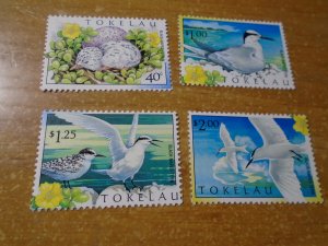 Tokelau  #  278-81  MNH  Birds