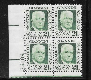 #1400 MNH Plate Block